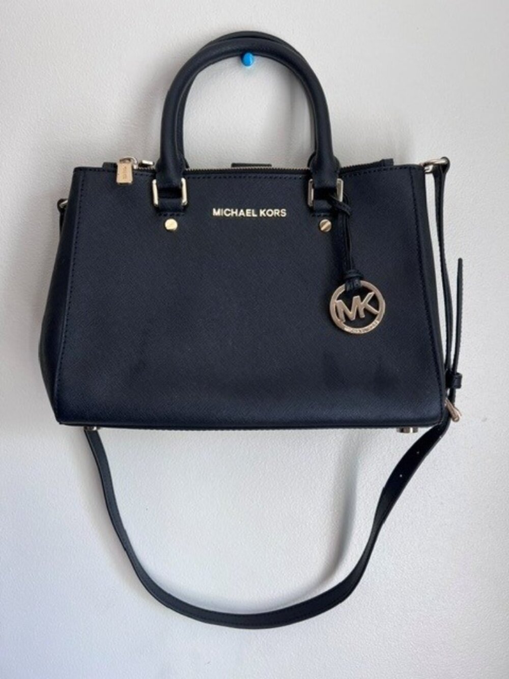 Michael Kors Sutton Saffiano Leather Tote Satchel Crossbody